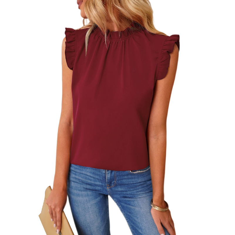 Simple casual sleeveless top 24
